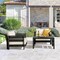 Alaterre Furniture Alaterre Barton 3 Piece Patio Furniture Set with Cushions for Porch Black Finish 80-BARTON-CH2TB-B - alternate 5