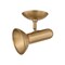 Troy Lighting 1 Light Shore Flush Mount Patina Brass/Cream Gesso C7216-PBR/GCR - alternate 2