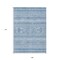 Homeroots 9' X 12' Sky Blue And Ivory Southwestern Washable Indoor Outdoor Area Rug 582852 - alternate 3