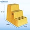Us Weight Safety Step, 3 Steps, 502 lbs Load Capacity, Polyethylene, Yellow SS300 - alternate 2