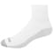 Dickies Quarter Sock, Cotton/Nylon/Polyester/Spandex, Black, 6 PK I11740-WHITE - alternate 2