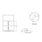 Century Components Magnetic Series Lazy Susan, 19 in. W MAG19FRPF - alternate 3