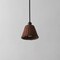 Jonathan Y Hattie 8.8 in. 1-Light Coastal Bohemian Metal and Woven Rattan LED Pendant Light, Black/Dark Brown JYL5711B - alternate 4
