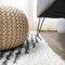 Jonathan Y Elm Diamond Stripe Geometric Shag White/Gray 2 ft. x 10 ft. Runner Rug MOH408A-210 - alternate 3