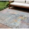 Homeroots 8' X 10' Granite Gray Abstract Washable Indoor Outdoor Area Rug 607791 - alternate 1