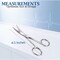 A2Z Scilab Lab Scissors 4.5 inches Sharp/Sharp Curved Blades, Stainless Steel A2Z-ZR-110S - alternate 2