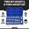 Neiko Torx Bit Socket and E-Torx Star Socket Set, S2 and Cr-V Steel 10070A - alternate 5