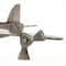Homeroots 11" Dark Gray Metal Airplane Bomber Tabletop Sculpture 392439 - alternate 6