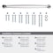 Amerock Renown 12 inch 305mm Center-to-Center Polished Chrome Appliance Pull BP5405526 - alternate 2