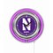 Holland Bar Stool Co Northwestern University Double Neon 15" Clock Clk15Nthwst - alternate 1