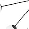 Homeroots Black Eleven Light Frosted Metal and Glass Dimmable Chandelier With White Shades 611365 - alternate 3