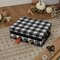 Organize It All Simplify Buffalo Plaid Gift Wrapping and Ribbon Storage Organizer Box in Black & White 9032-BP - alternate 2