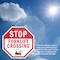 Signmission Stop Forklift Crossing, 6 inch X 6 inch, Vinyl Decal, 2PK OC-D-2PACK-6-55 - alternate 2