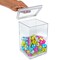 Azar Displays Square Candy Bin with Acrylic Lid - 0.75 Gallon Airtight Food Storage 400431 - alternate 3