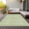 Homeroots 8' X 10' Sage And Ivory Geometric Washable Indoor Outdoor Area Rug 613533 - alternate 3
