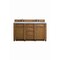 James Martin Vanities Bristol 60'' D Vanity, Saddle Brown w/ Jasmine Pearl Silestone Top w/FreePower Wireless Charger 157-V60D-SBR-FEJP - alternate 1