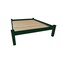 Homeroots Dark Green Solid Wood Queen Bed Frame 546722 - alternate 2