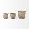 Homeroots Set of Three Natural Wicker Basket, 3PK 392159 - alternate 3