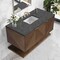 James Martin Vanities Marcello 48 in. Single Vanity, Chestnut w/ 3 CM Parisien Bleu Silestone Top D200-V48-CSN-FPBL - alternate 2