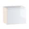 Homeroots 28" White Wood Freestanding Bathroom Vanity With White Sink And Two Drawers 627416 - alternate 1