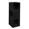Regency Niche Cubo Wood Stackable Storage Bookcase Shelf Organizer Cube- Ebony Black, 3PK NCBO133PKEB - alternate 5
