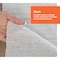 World Rug Gallery Non Slip Rug Pad for Hardwood Floors 2 ft x 4 ft Cream RP21S2X4 - alternate 3