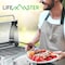 Lifemaster Portable Tabletop Gas Grill, Stainless Steel, 2 Burners, 20,000 BTU, Folding Legs, Windproof Lid LMGR02 - alternate 3