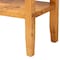 Bali & Pari Ghina Modern and Contemporary Natural Light Mappa Real Burl Wood 2-Drawer Console Table 249-13921-ZORO - alternate 3