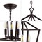 Jonathan Y Ojai 10" 3-Light Iron Classic Modern Pagoda LED Pendant Lantern, Oil Rubbed Bronze JYL7601A - alternate 4