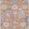 Homeroots 3' X 5' Orange Pink And Denim Blue Floral Washable Indoor Outdoor Area Rug 605313 - alternate 4