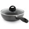 Oster Clairborne 9.5 Inch Non Stick Aluminum Wok with Lid in Granite Grey 82950.02 - alternate 4