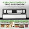 Nutrichef Vacuum Sealer Machine, 80kPa Food Vacuum Sealer with Cutter, Bag Storage, Suction Hose, 1 Bag Roll & NCVS80BSS - alternate 3