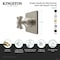 Kingston Brass Single-Handle Six-Way Diverter Valve with Square Trim Kit, Polished Brass KS4042ZX - alternate 2