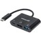 Manhattan - Strategic USB 3.1-C HDMI DOCK CONVERTER 152037 - alternate 1