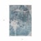 Homeroots 10' X 14' Teal Blue Navy Blue And Gray Abstract Washable Indoor Outdoor Area Rug 582967 - alternate 2
