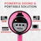 Pyle PYLE Portable Megaphone Speaker - Compact, 30W Power, Siren, PA Sound, Foldable Handle PMP34PK - alternate 2