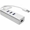 Tripp Lite USB 3.0 SUPERSPEED GIG ETHERNET NIC ADAPTER 3-PORT USB 3.0 HUB U336-U03-GB - alternate 1