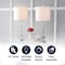 Jonathan Y Nala 28.5" Crystal LED Table Lamp, Clear/Chrome, 2PK JYL5002A-SET2 - alternate 4
