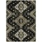 Homeroots 10' X 14' Black Ivory And Taupe Medallion Washable Indoor Outdoor Area Rug 588995 - alternate 2