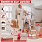 Wrightmaster 14 ft. Aluminum Multi-Position Ladder with Wheels and Stabilizer Bar, 330 lbs. Load Capacity Red ZOR-14FT-RD - alternate 4