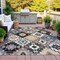 Homeroots 3' X 5' Black Wheat And Gray Southwestern Washable Indoor Outdoor Area Rug 632251 - alternate 2