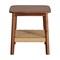 Alaterre Furniture Rectangle End Table, 20 in W, 20 in L, Solid Acacia, Warm Chestnut ANCA0170 - alternate 1