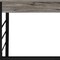 Homeroots 42" Brown and Black Writing Desk With Two Drawers 491425 - alternate 2