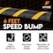 Xpose Safety Rubber Speed Bump 72inL x 12inW x 2inH, 4PK RSH-6-4-X - alternate 2