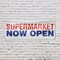 Signmission Supermarket Now Open, 18 Inch x 48 Inch, Vinyl Banner B-30872 - alternate 3