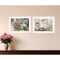 Homeroots Set Of Two Tiger Lily Dandy Lion 1 White Framed Print Wall Art, 2PK 407196 - alternate 2