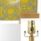 Jonathan Y Catherine 22" Modern Transitional Ceramic/Metal Square Ginger Jar LED Table Lamp, Yellow/White JYL3044C - alternate 3