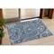 Homeroots 3' X 5' Blue And Ivory Geometric Washable Indoor Outdoor Area Rug 631377 - alternate 1