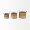 Homeroots Set of Three Brown Wicker Basket, 3PK 392157 - alternate 3