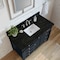 James Martin Vanities Brittany 48" Single Vanity, Black Onyx, w/ 3 CM Phantome Eclos Top 650-V48-BKO-3PHT - alternate 4